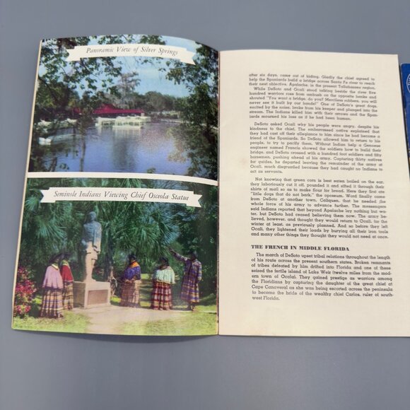 Vintage Florida Silver Springs Daytona Beach Tourist Booklets 1958 Travel Guides - Picture 6 of 6